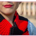 jak zrobić szalik na obręczy