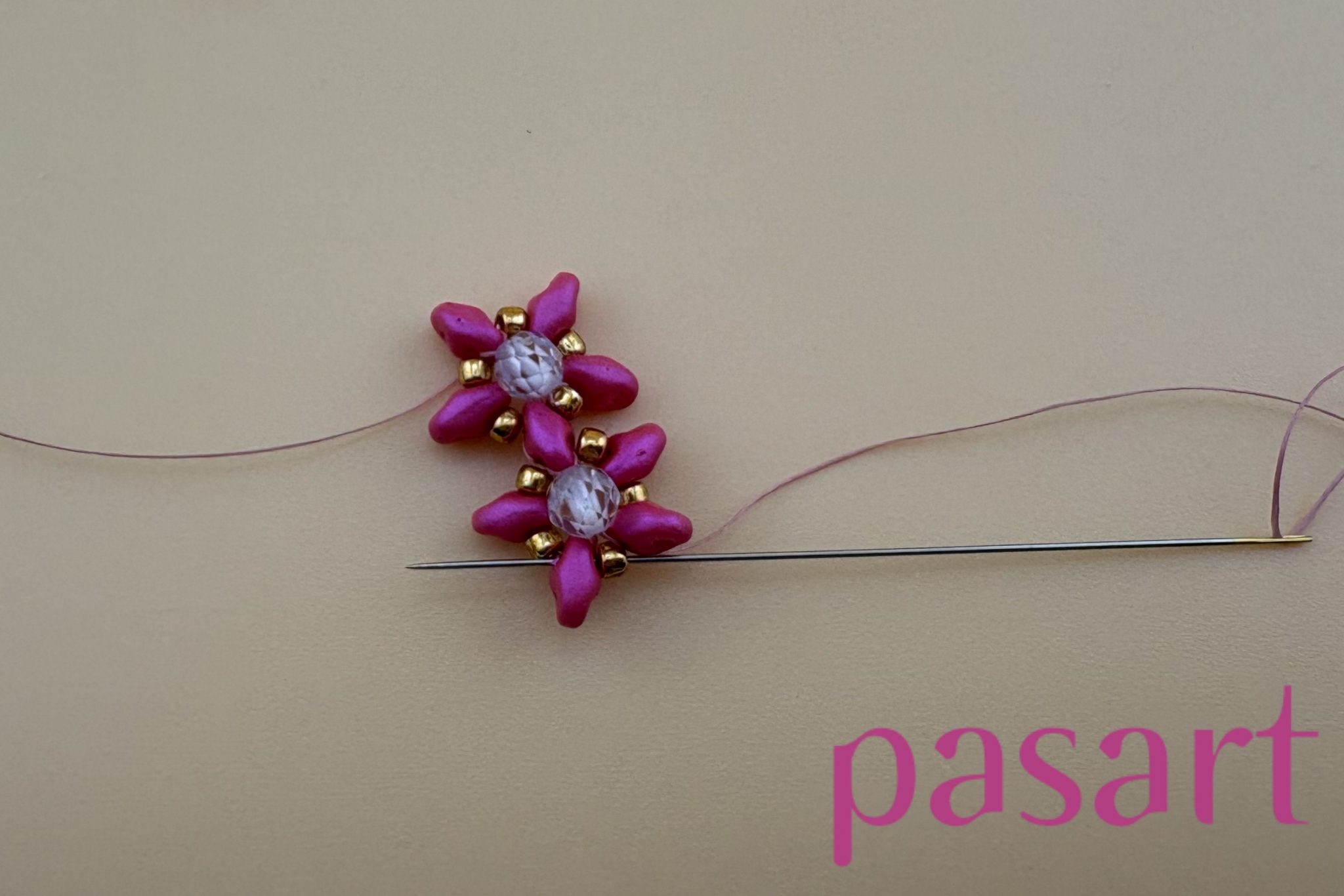 jak zrobić kolczyki z koralików SuperDuo