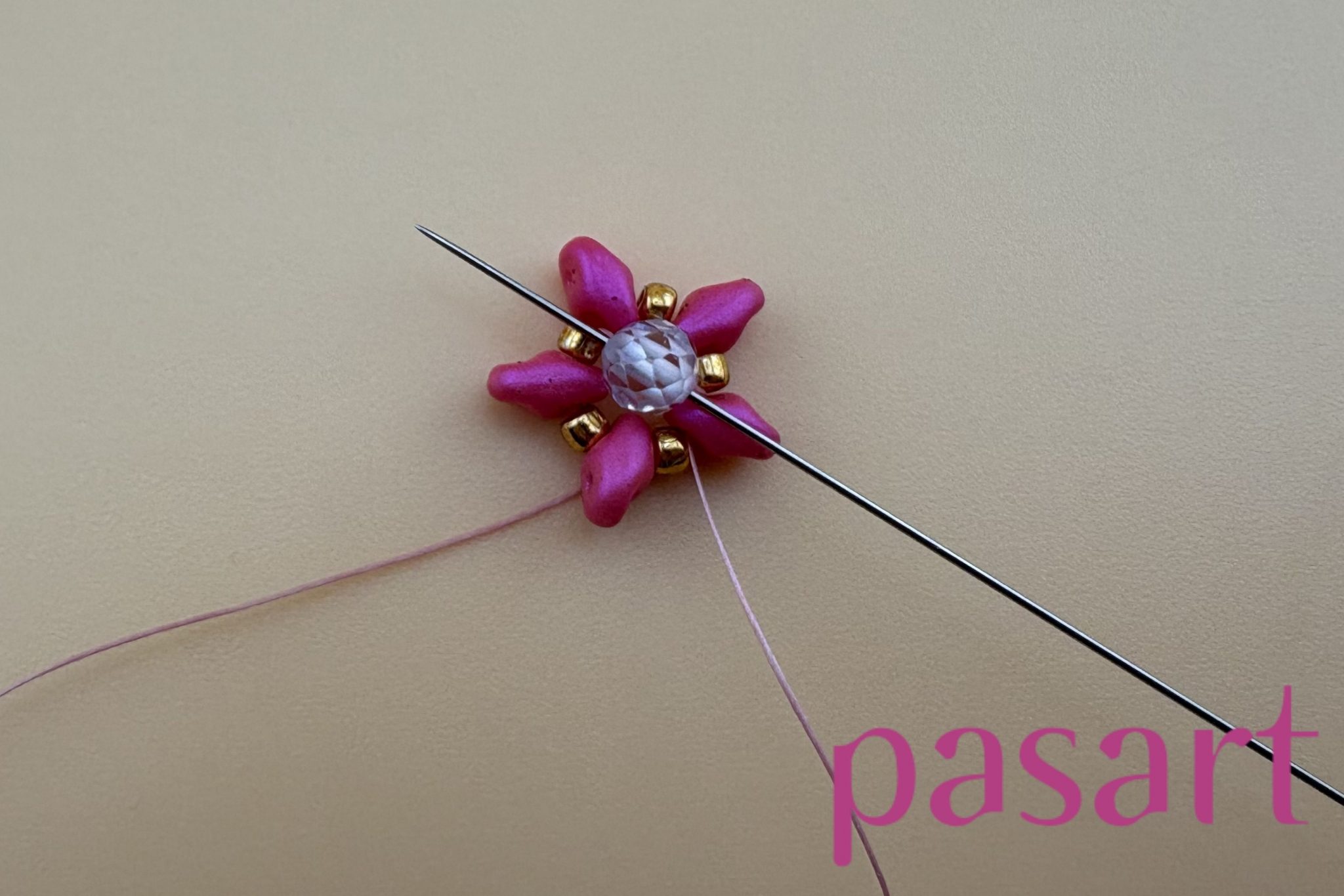 jak zrobić kolczyki z koralików SuperDuo