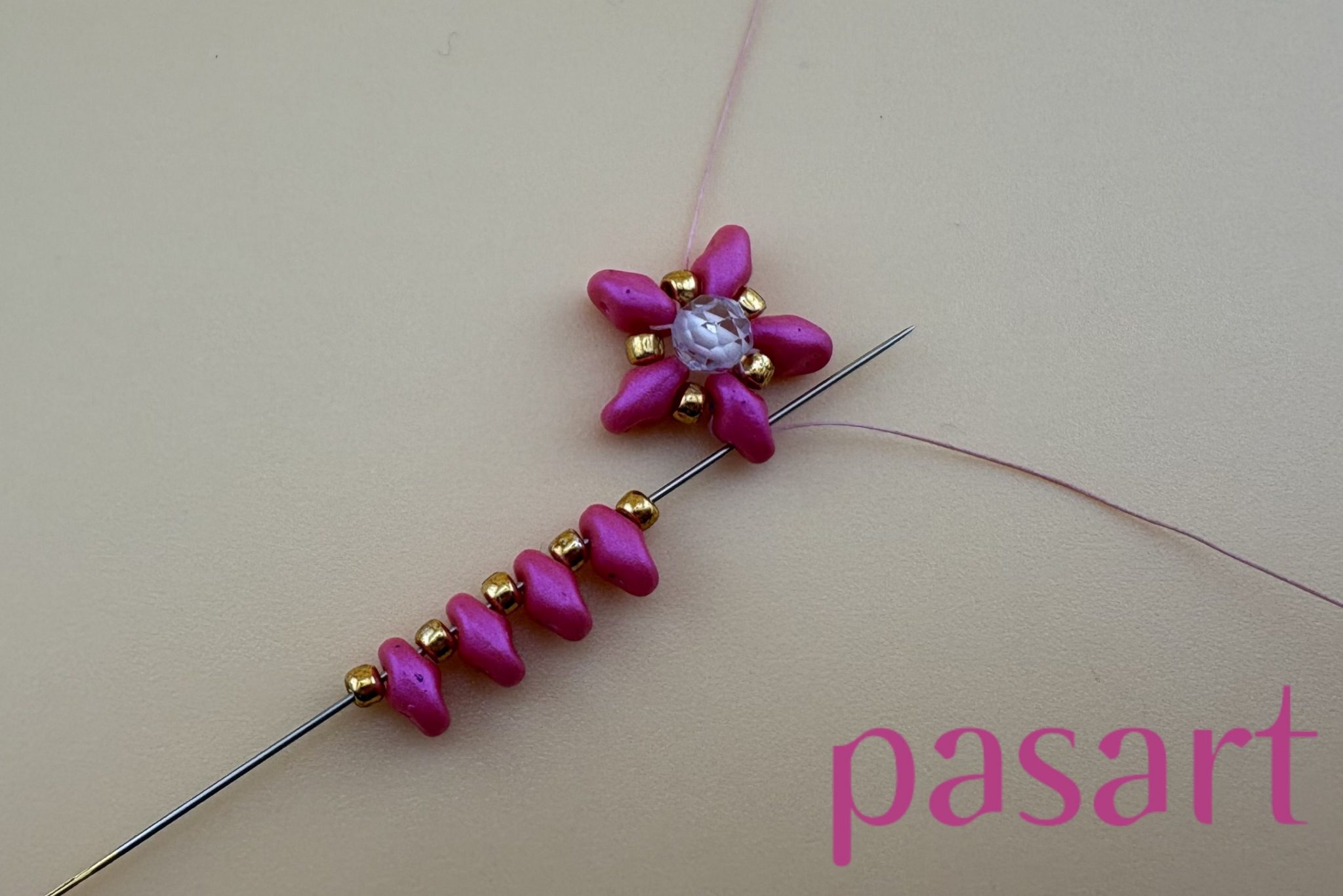 jak zrobić kolczyki z koralików SuperDuo